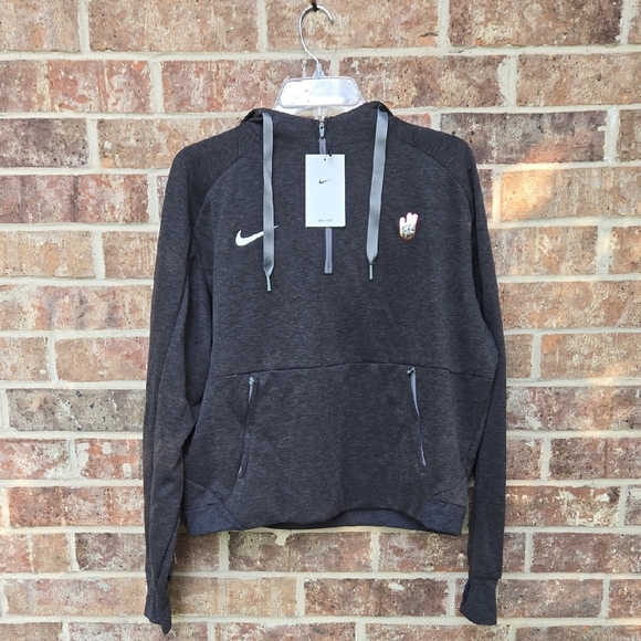 Nike Women's Dark Grey Hoodie Size L NWT - Picture 1 of 4